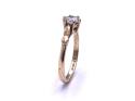 9ct Yellow Gold CZ Solitaire Ring