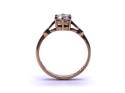 9ct Yellow Gold CZ Solitaire Ring