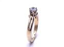 9ct Yellow Gold CZ Solitaire Ring