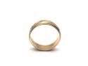 9ct Yellow Gold Patterned Wedding Ring