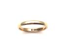 9ct Yellow Gold Wedding Ring 2.5mm