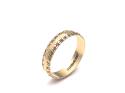 9ct Yellow Gold Patterned Wedding Ring