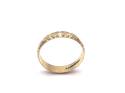 9ct Yellow Gold Patterned Wedding Ring