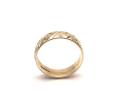 9ct Yellow Gold Patterned Wedding Ring