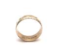 9ct Yellow Gold Patterned Wedding Ring