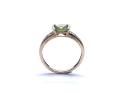 9ct Yellow Gold Peridot & Diamond Ring