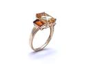 9ct Yellow Gold Citrine 3 Stone Ring