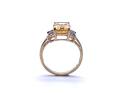 9ct Yellow Gold Citrine 3 Stone Ring