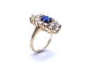 9ct Yellow Gold Kyanite & Zircon Ring