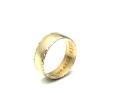 9ct Yellow Gold Patterned Wedding Ring