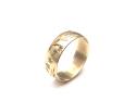 9ct Yellow Gold Patterned Wedding Ring