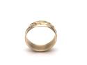 9ct Yellow Gold Patterned Wedding Ring