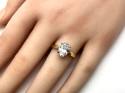 18ct Oval Laboratory Grown Diamond Solitaire Ring