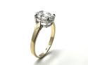 18ct Oval Laboratory Grown Diamond Solitaire Ring