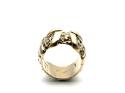 9ct Yellow Gold Double Buckle Ring