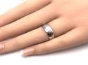 9ct White Gold Wedding Ring 7mm