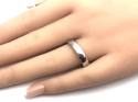 9ct White Gold Wedding Ring 6mm