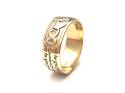 9ct Yellow Gold Claddagh Wedding Ring