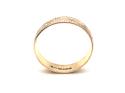 9ct Yellow Gold Patterned Wedding Ring