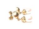 9ct Cultured Pearl Drop Stud Earrings