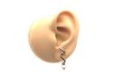 9ct Cultured Pearl Twist Stud Earrings