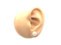 9ct Cultured Pearl Stud Earrings 8mm