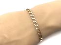 9ct Yellow Gold Curb Bracelet 8 1/2 in