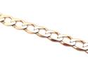 9ct Yellow Gold Curb Bracelet 9 inch