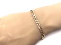 9ct Figaro Bracelet 7 1/2 inches