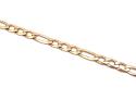 9ct Figaro Bracelet 7 1/2 inches