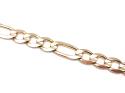 9ct Chunky Figaro Bracelet 9 1/2 inch