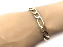 9ct Chunky Figaro Bracelet 9 1/2 inch