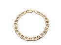 9ct Semi Solid Marine Link Bracelet