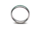 Tungsten Carbide & Malachite Inlay Ring