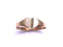 9ct Yellow Gold Heart Signet Baby Ring