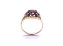 9ct Yellow Gold Garnet Solitaire Ring