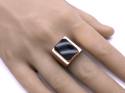 14ct Yellow Gold Onyx Signet Ring