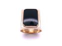 14ct Yellow Gold Onyx Signet Ring