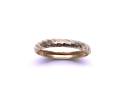 9ct Yellow Gold Twisted Wedding Ring