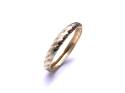 9ct Yellow Gold Twisted Wedding Ring