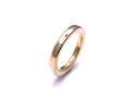 18ct Yellow Gold Plain Wedding Ring 3mm