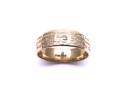 9ct Yellow Gold Engraved Wedding Ring