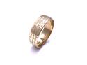 9ct Yellow Gold Engraved Wedding Ring