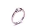 Platinum Diamond Solitaire Ring 0.42ct