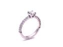 Platinum Diamond Solitaire Ring 0.30ct