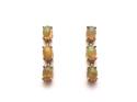 9ct Yellow Gold Opal Drop Earrings