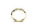 9ct Yellow Gold Diamond Twisted Ring