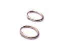 9ct Yellow Gold Sleeper Hoop Earrings 8mm