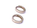 9ct Yellow Gold Huggie Style Earrings 7mm