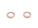 9ct Yellow Gold Huggie Style Earrings 7mm